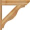 Ekena Millwork Funston Slat Rough Sawn Outlooker, Western Red Cedar, 8"W x 36"D x 36"H OUT08X36X36FST06RWR - alternate 2
